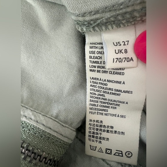 We The Free FREE PEOPLE I Want It All Moss Green Zip Front Corduroy Midi Skirt - Picture 4 of 9